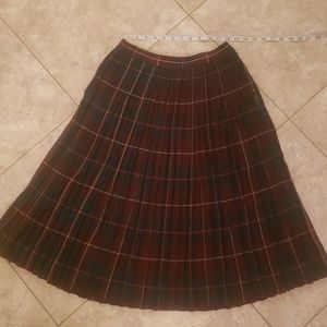 Vintage plaid skirt